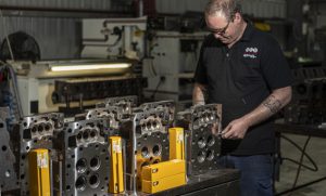 Diesel engine cylinder head manufacturing and repair